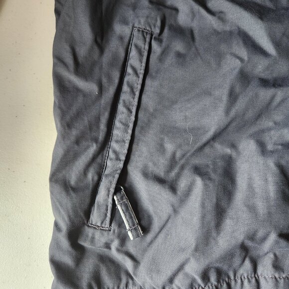 Columbia Youth Windbreaker Jacket Size 10/12 – Grey w/ Red & White Trim – Gently - Picture 5 of 9